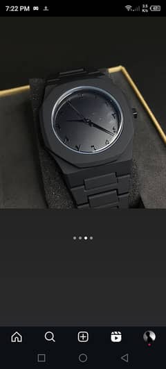 Black aura watch 100% geniun condition colour is very good looking