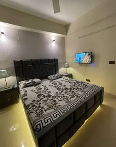 daily basis weekly basis one bad fully furnished luxury apertment available for rent gulbreg greens islamabad