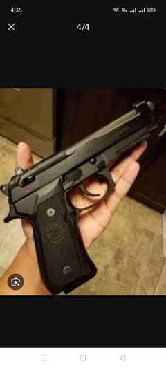 metallic realistic toy gun