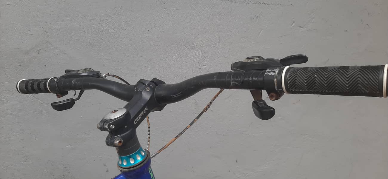 caspain cycle with both gears , both suspension and and front disk 5