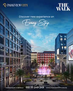 1 KANAL CORNER COMMERCIAL PLOT FOR SALE AT DOWNTOWN THE WALK BLOCK