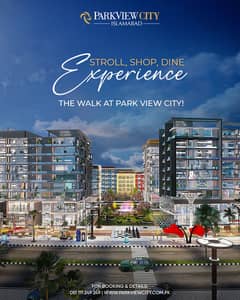 10 MARLA NEXT TO CORNER POSSESSION COMMERCIAL PLOT FOR SALE AT PARK VIEW CITY THE WALK