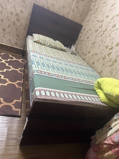 Single Bed with ORTHOPEDIC matress -