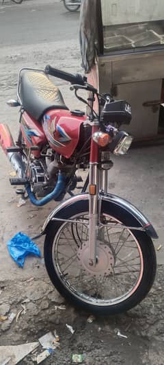 Honda CG125 Red 24 Model