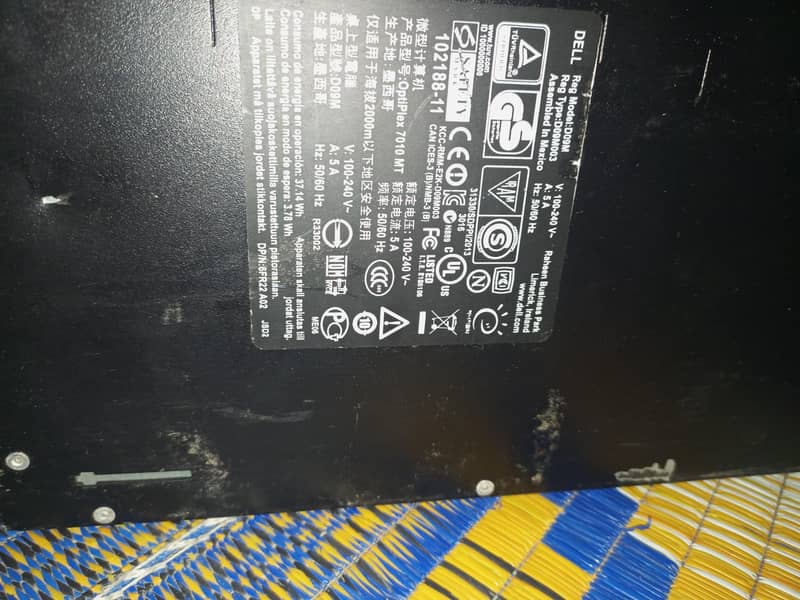 Dell Desktop core i5 3 generation with keyboard, LED, all wires 14