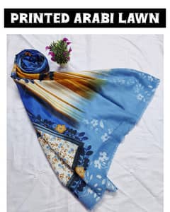 printed Lawn stoller hijab