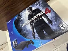 PS4 with 2 controllers with box and cables