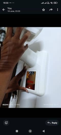 bracket fan just like new