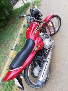 less used YBZ 125 Model 2022 Red beauty Karachi registration ybr gr gd