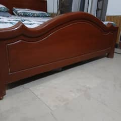 bed with mattress