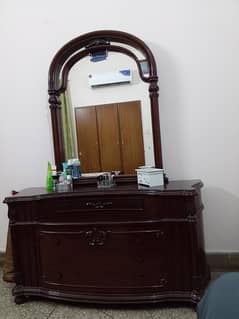 hard pure wooden dressing table