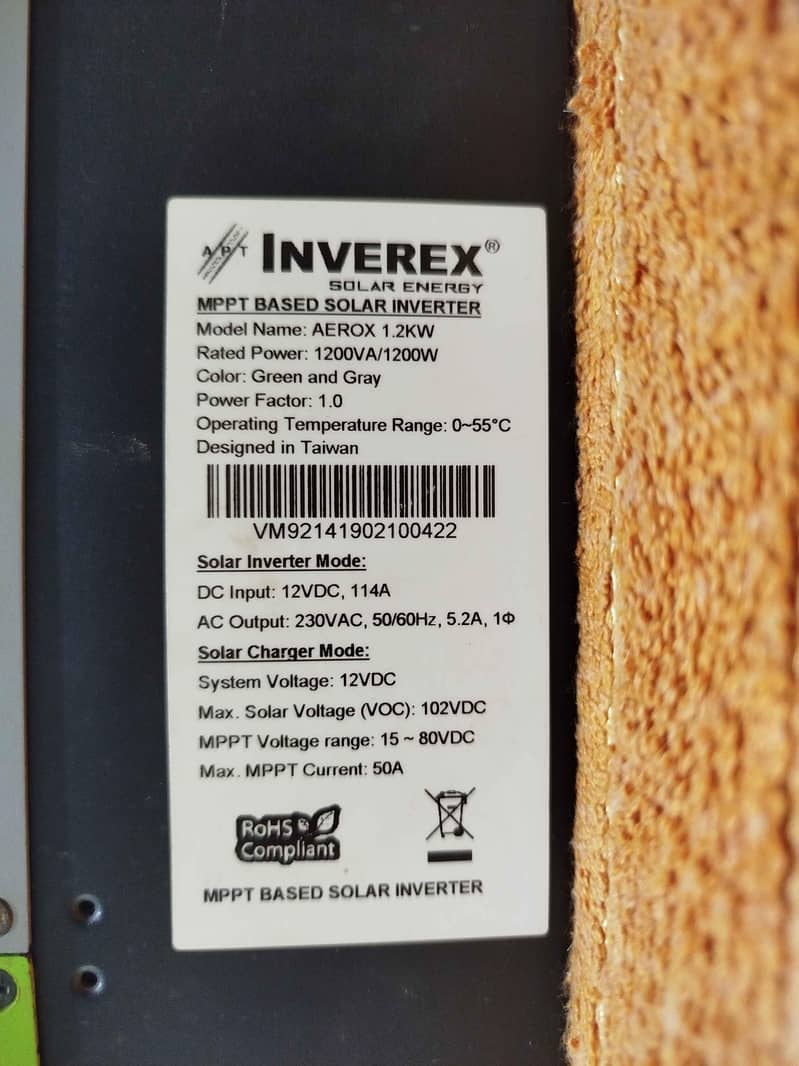 Solar Inverter wave  with Built-in MPPT Solar Controller 2