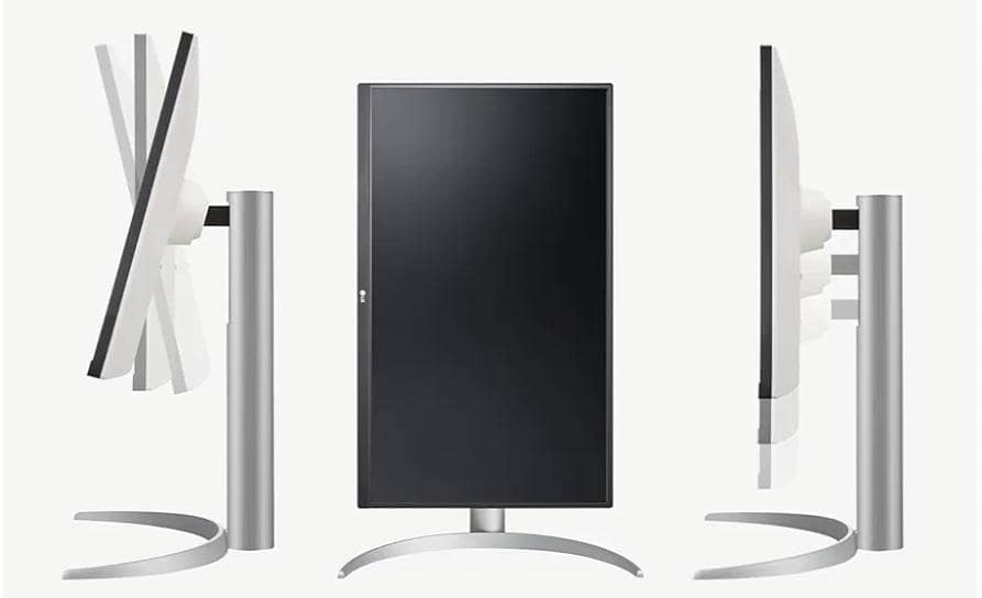 LG 4k UHD boderless monitor with vesa display (27up850n-w) 0