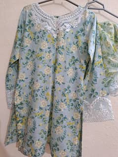 3pcs lawn suit
