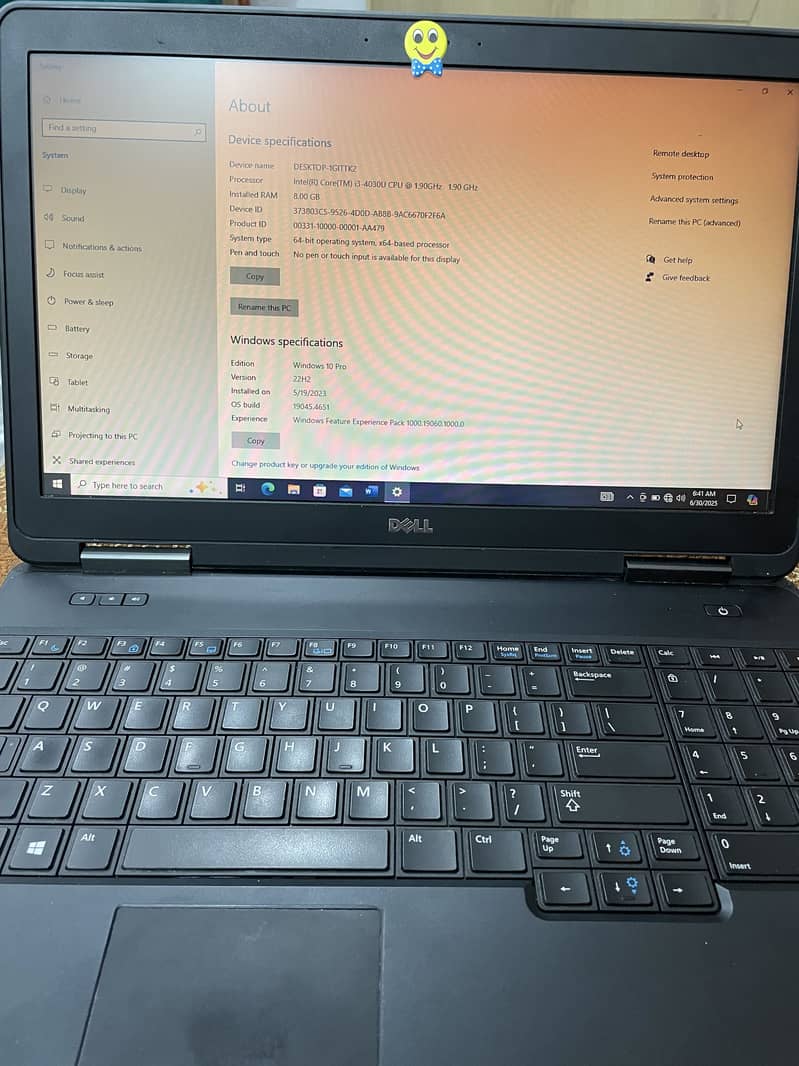 Dell latitude E5540- i-3 — 64-bit OS 3