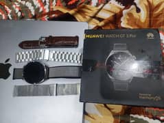 Huawei Watch GT 3 Pro – Complete Box + 3 Straps