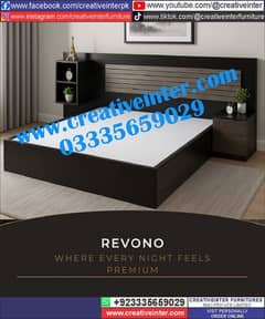 Double Bed King Size SIngle Full Size Queen Bedroom Cushion Wooden