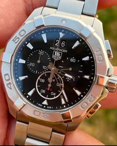 Tag aquaracer Quartz Chronograph 43mm Sapphire Glass with AR coating