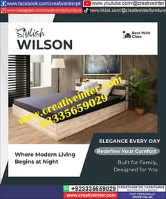 Double Bed King Size SIngle Full Size Queen Bedroom Cushion Wooden