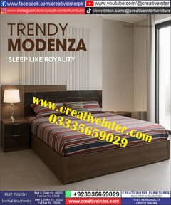 Double Bed King Size SIngle Full Size Queen Bedroom Cushion Wooden