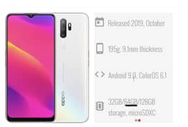 Oppo A5 2020  screen changed volume button disabled pta dual sim 5000