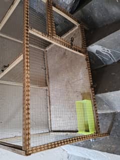 Wood Cage birds and hens
