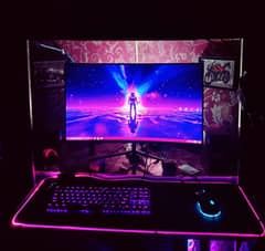 High-End Gaming PC | RX 6600 + i5 12400F + 200hz curved display |