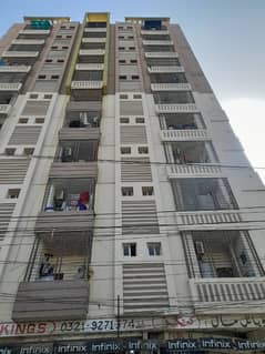 Corner, Road Facing Apartment For Sale In King Galaxy, Gulshan e Iqbal Block 2