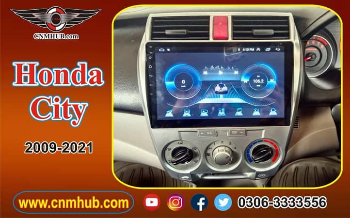 HONDA CITY ANDROID LCD 2009 -2021 MODEL