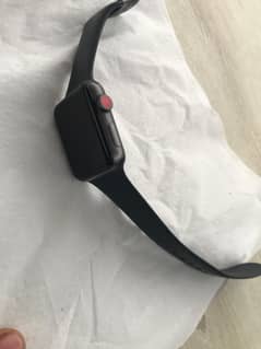 Apple watch series 3 42 mm  sport grey colour with origin strip