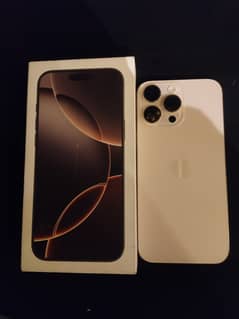 iphone 16pro max desirt titanium 256gb 100 health 85 cycle count