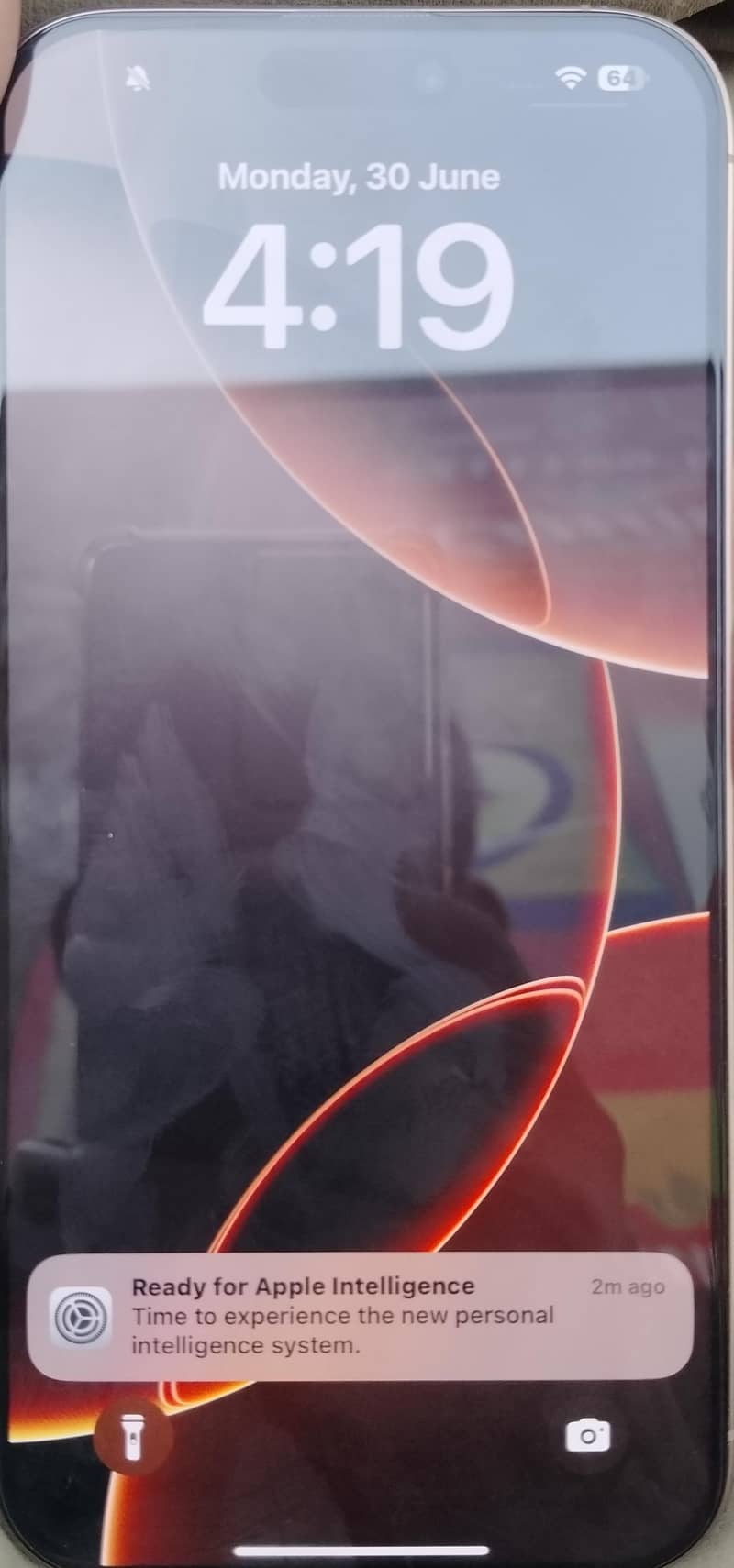 iphone 16pro max desirt titanium jv sim try 100 health 85 cycle count 1