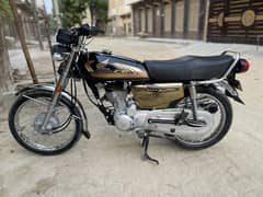 Honda 125 self start special gold addition 2024