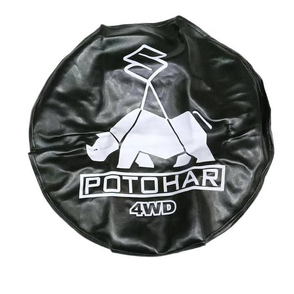 Stapni Tyre Cover Rexine for Suzuki Potohar Jeep with elegant design printed