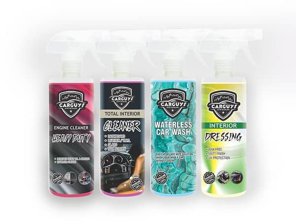 Carguy's 4-in-1 Deluxe Car Care Bundle