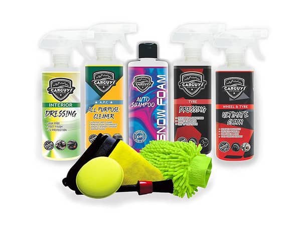 Car Guys Premium 9 In 1 Car Care Complete Bundle Kit