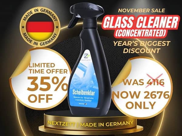 Nextzett Window Glass Cleaner (Concentrated) 500ml