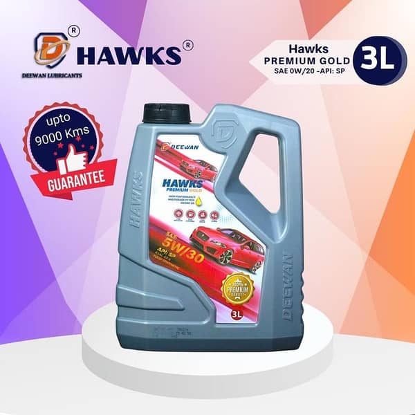 Deewan Hawks Premium Gold SAE 5W30 API SP - 3L