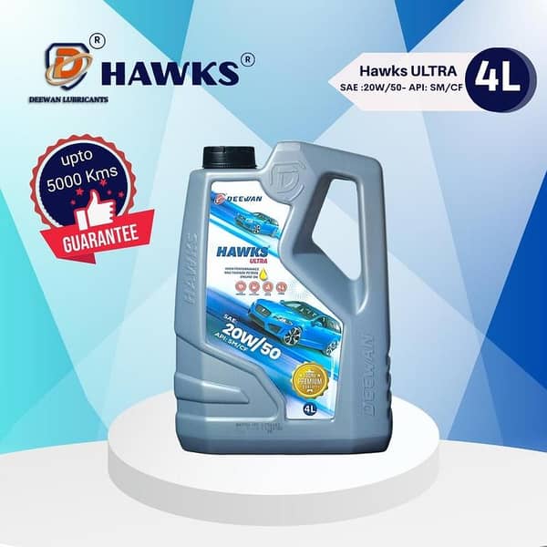 Deewan Hawks Ultra SAE 20W50 API SM / CF - 4L
