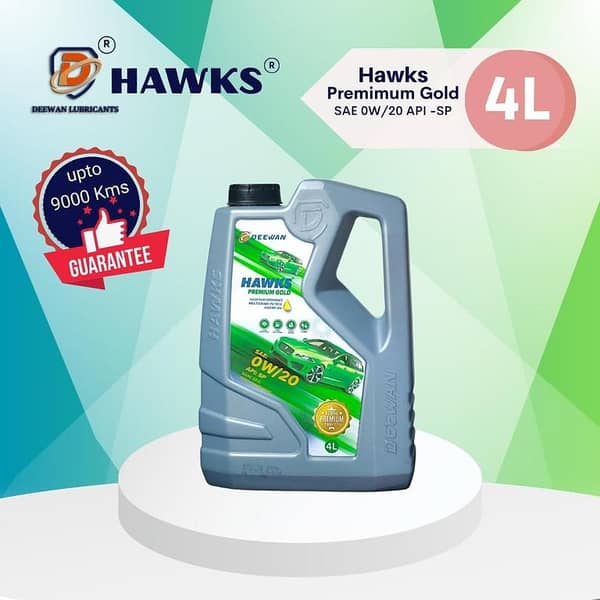 Deewan Hawks Premium GOLD SAE 0W20 API SP - 4L