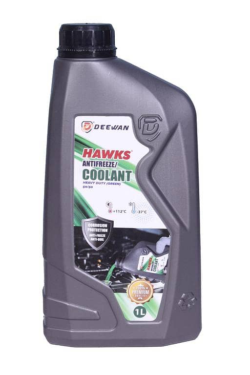 Deewan Hawks Cool , Antifreeze Coolant 50/50 % - GREEN - 1L