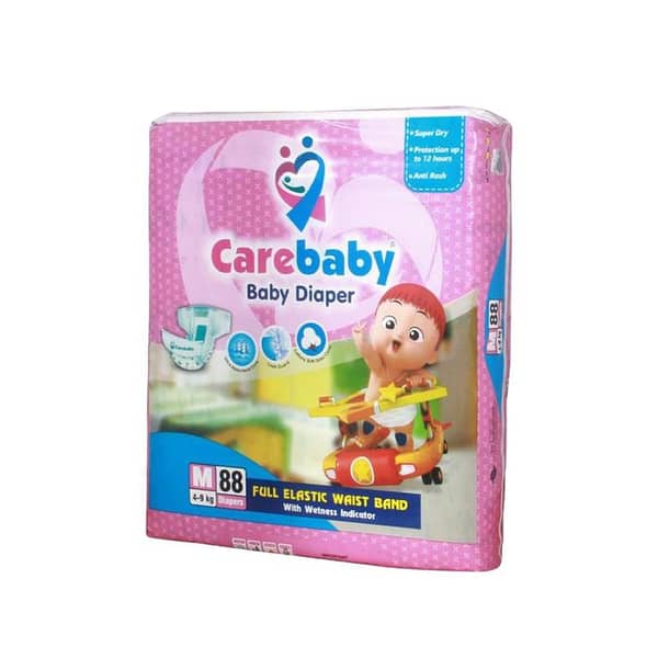 Carebaby Medium Size Diaper Mega Pack - 88 Pieces