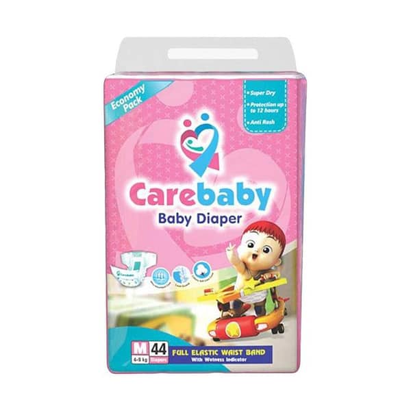 Carebaby Medium Size Diaper Economy Pack - 44 Pieces