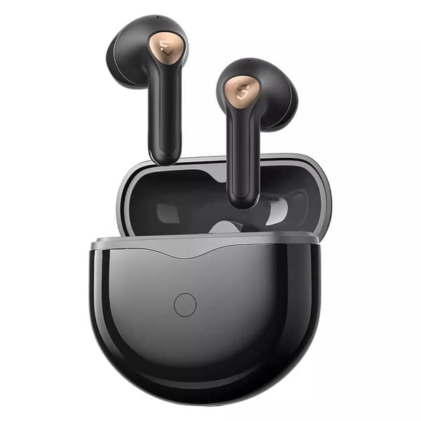 SoundPEATS Air4 Lite Earphones Bluetooth 5.3 Hi Res with LDAC Codec Wireless Earbuds Semi in Ear with Noise Cancelling AI for Calls Total 30 Hours Playtime