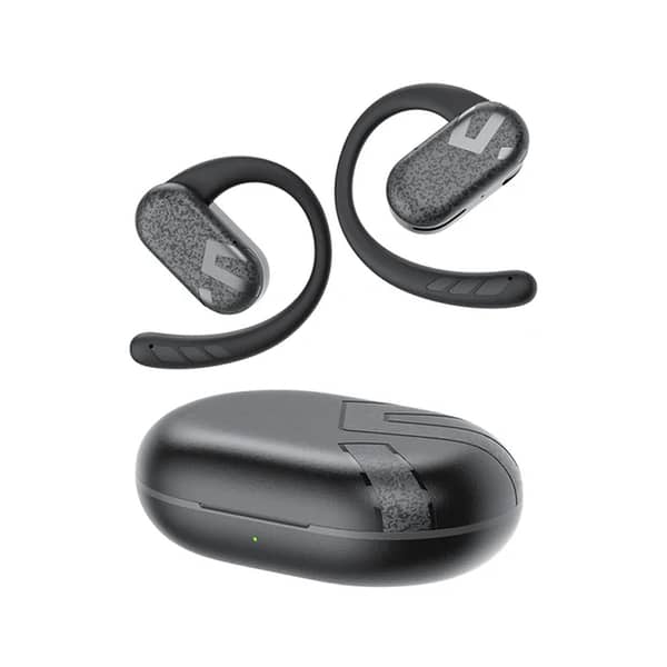 soundpeats breezy open ear 90 premium tws bluetooth earbuds wireless headset with charging case sports sound ipx4 waterproof noise cancelling touch control airpods high quality true wireless earphones for music and calls