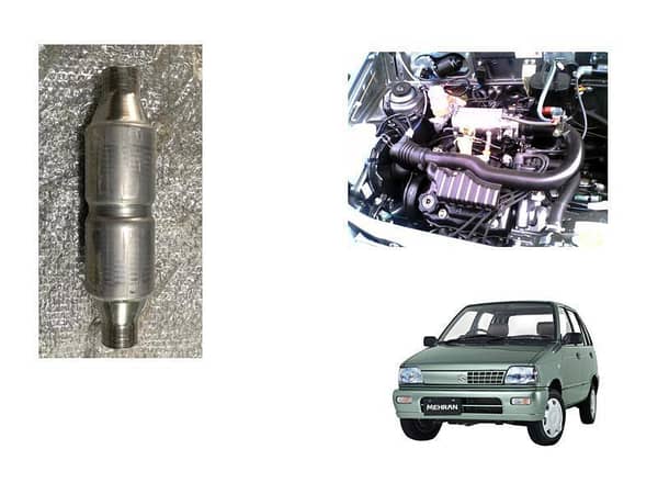Suzuki Mehran EFI Catalytic Converter Set - Complete Replacement Kit