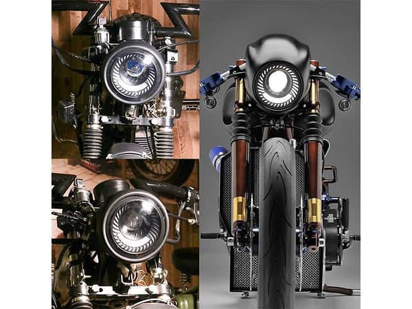 Bike LED Ultra Bright Headlight Bulb with Casing 5.5 inch Universal