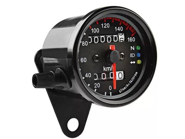 Universal Analogue Speedometer with Backlight for All Bikes - New Style