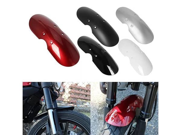 Motorcycle Front Short Fender Mudguard Cover Stylish Universal