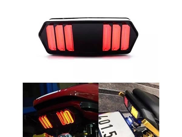 Universal Stylish Backlight with Color Options for All Bikes